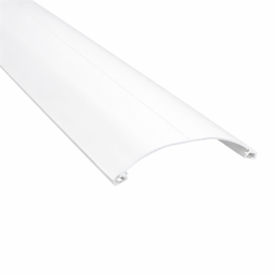 Rygningsprofil til gop Multiglas Hvid L:3,78 meter